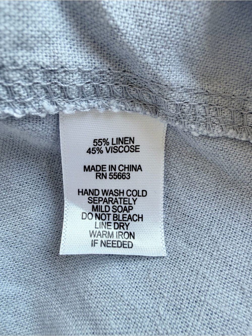 Cynthia Rowley 55% Linen Hooded Cowl Neck Asymmetrical Lagenlook Dress 3X - Picture 5 of 11